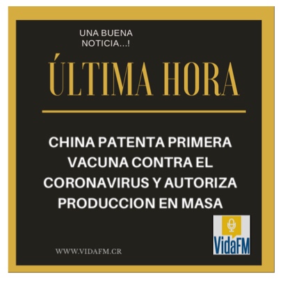 CHINA PATENTA VACUNA CONTRA COVID 19 Y AUTORIZA PRODUCCIÓN EN MASA